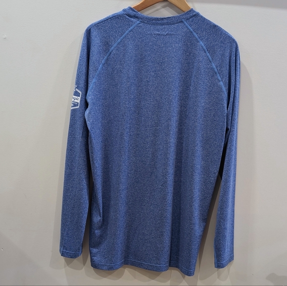 MAAMGIC | Men's Blue Long Sleeved UPF 50+ Rash Guard - Picture 4 of 5